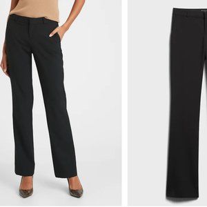 Banana Republic Logan Trouser-Fit Washable Wool-Blend Pant Black Size 2